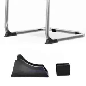 철제 의자 다리 받침 바닥 보호캡 파이프 받침대 패드 스크래치 소음 방지 보호 커버 클립 다리캡 B 소형