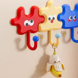 가정용 도파민 퍼즐 스티커 문걸이 수건 욕실 주방 접착식