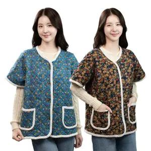 오르셰 퀼팅 구름 조끼 촌캉스 할머니 김장 조끼 쪼끼