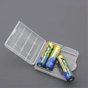 건전지 케이스 투명 AA 4개 보관용
