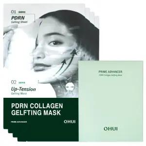 오휘 프라임 어드밴서 피디알엔 콜라겐 겔프팅 마스크 4매