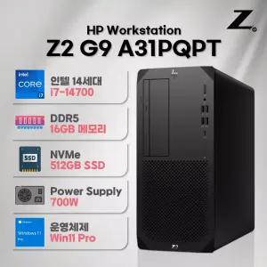 HP Z2 G9 A31PQPT i7-14700 윈도우11프로 워크스테이션 고성능컴퓨터 데스크탑 사무용 PC