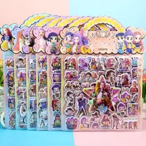 케이팝 데몬헌터스 스티커 사자보이즈 방수 캐리어 캐릭터 더피 꾸미기 미라 루미