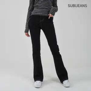 [기장선택] 생지 백포켓 부츠컷 데님팬츠 3color 여성청바지