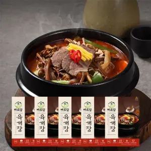 농우 바르담 육개장 600g 5팩 세트