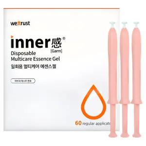 웨트러스트 이너감 멀티케어 에센스 젤 60p (일회용 여성 청결제 보습제 개별포장 이너클렌저)