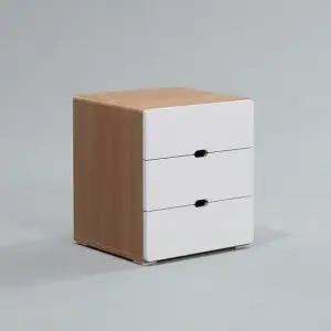 미니 서랍장 큐브 협탁 소형 수납장 3단