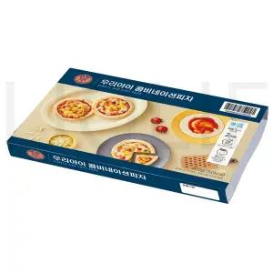 우리 아이 콤비네이션피자 만들기 2인분 (냉동) 402g 1개