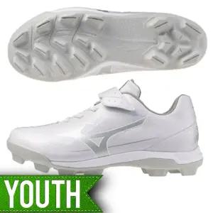 미즈노 유소년 포인트 인조잔디야구화 252701 흰