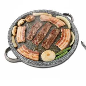 돌구이판 돌판 삼겹살 곱창 곱돌 자연석 원형 고기불판 32cm