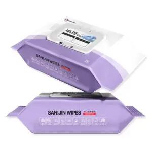 병원 소독물티슈 세정 살균 티슈 세니진와입스 100매