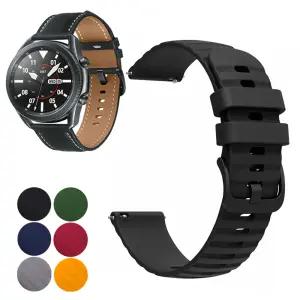 SM-R840 갤럭시워치3 45mm 호환 스포츠밴드 물결패턴 우레탄 스트랩