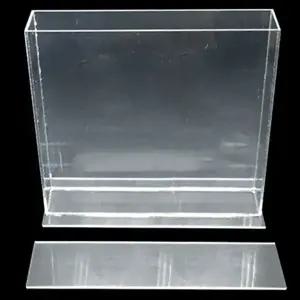 천재 투명한 사각 수조(뚜껑포함)