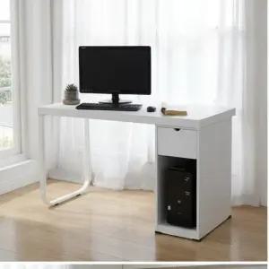 50T상판 철다리 본체통 1000일자책상 데스크 서랍 컴퓨터 학생 공부