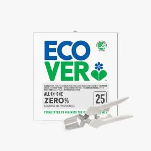 에코버 제로 올인원 식기세척기세제 무향 25개입 +전용가위