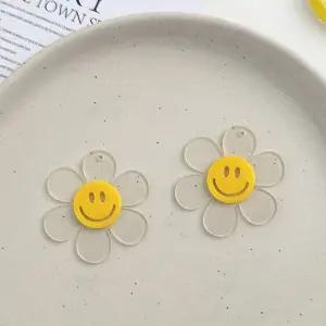 빅스마일 데이지 꽃 키링 열쇠고리 만들기 재료 펜던트 diy 단체선물 백참 아크릴 가방 고리 선물