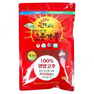 [쇼핑엔티] 25년산 햇 특등급 농협 영양 고춧가루 500g x 6팩 (총 3kg)