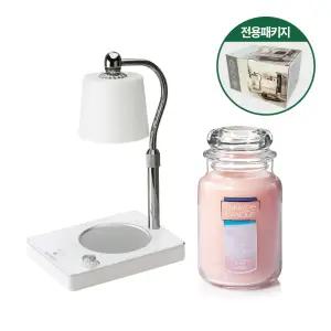 양키캔들 라지자+빛조절 타이머 캔들워머 세트