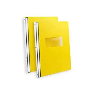 노랑 a4 정부 파일 플라스틱 문서 화일 서류 철/보관/회사/학교/병원/학원/부동산/사무/용/컬러/종이/PP