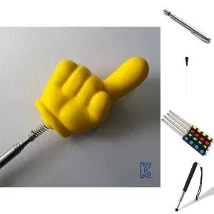 안테나형 길이조절 손가락지시봉 KC인증 지휘 강의용/유치원/어린이집/학교/선생님/지시봉/응원봉/파티