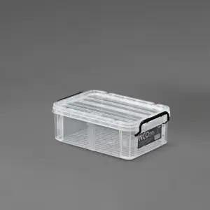 코멕스 네오박스 110 (11L) 투명 수납박스 팬트리 정리함 수납함 1개입