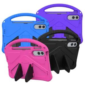 레노버 메가윙 에바폼 케이스 요가탭 11.1/샤오신패드프로GT/아이디어탭 12.1 어린이 유아 손잡이 일체형 어깨끈 스트랩 안전 케이스