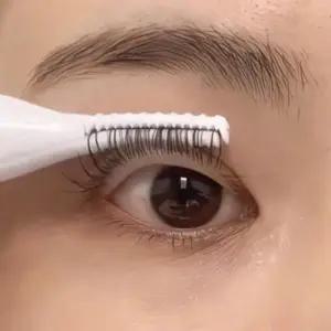 속눈썹고데기 듀얼 집게형 히팅 눈썹 히팅뷰러 아이보리