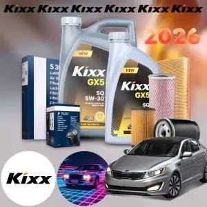 기아 K5(11~15) 2.0 L LPG 킥스 2026 NEW GX5 5W30 합성엔진오일 필터세트