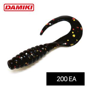 다미끼 M글럽 2인치 200개입 엠글럽 덕용 벌크웜 쏘가리웜