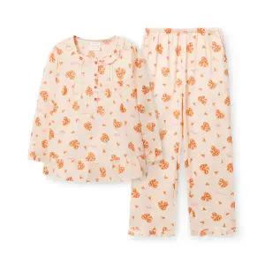 [롯데백화점]오르시떼 여성 G102 하트피자 긴소매 파자마 세트 OR25FFGAG102