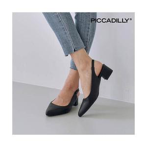 [AK플라자] [피카딜리] 739021-1 슬링백미드힐_블랙 4.5cm(739021-1BLACK)