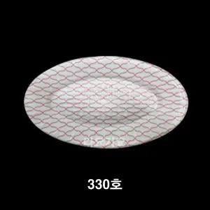 일회용 330호 적그물(평평) 용기 100개 psp 트레이 보쌈 회 접시 정육 스티로폼 포장