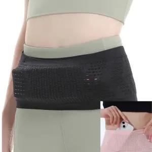 허리 밴드형 힙색 런닝 마라톤 등산 골프 운동 허리밴드 핸드폰 스마트폰 열쇠 핫팩 보관