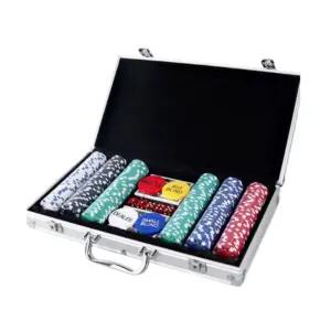 카지노칩 포커칩 세트 카지노 카드 홀덤 포커 게임 칩 100P 200P 300P 500P