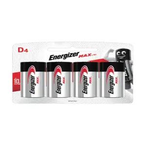 에너자이저 맥스 알카라인 건전지 1.5V D형 4개입