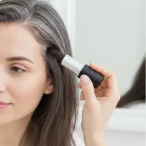 흰머리 새치 커버 부분 스틱 헤어 스타일 립스틱형