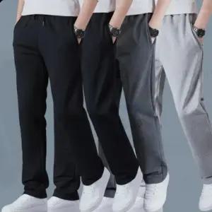 남성 트레이닝 팬츠 츄리닝 바지 세미 와이드 편한 운동복