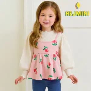 [헤이미니] NEW상큼플로럴뷔스티에티셔츠