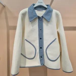 라티움 HC34 탄탄한니트데님라인배색 니트자켓형점퍼 T2611jk02