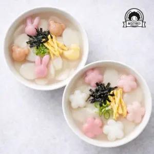 쌀집아줌마 통통 블루밍꽃떡+통통 3색동물떡 혼합세트 2 4 6)