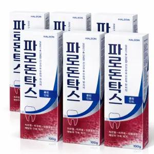 파로돈탁스 쿨링민트 치약 100g 6개