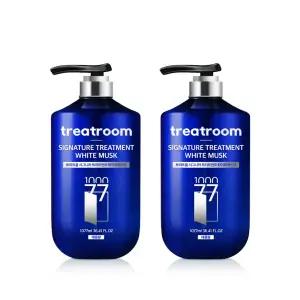 트리트룸 시그니처 트리트먼트 화이트머스크향 1077ml 2개