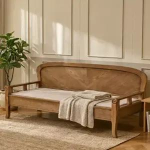 서광퍼니처 휴앤토 온열 온돌 황토숯볼 건강 3인 흙소파 원목소파 hy