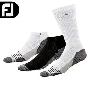 [풋조이] Techsof 투어 남성 골프양말 삭스 2세트