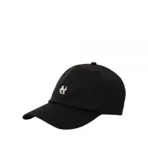 [나나미카] 공용 블랙 코튼 블렌드 볼캡 121052422