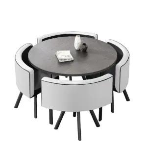 원탁식탁 원형 6인용 라운드 테이블 의자 세트