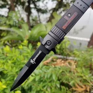 캠핑 나이프 휴대용 다용도 아웃도어 접이식 스틸 다용도 아웃도어 블랙 J299