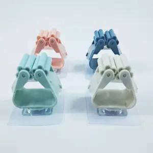 접착식 청소도구 걸이 밀대클립 걸레거치대 20개입/무타공/대걸레/봉걸레/마대/마포/꽂이/홀더/후크/벽걸이