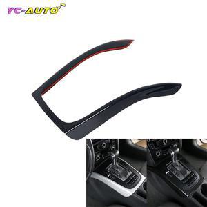 아우디 A4 B8 A5 2009-2016 센터 인테리어 콘솔 기어 시프트 프레임 장식 커버 트림 탄소 섬유 룩 자동차
