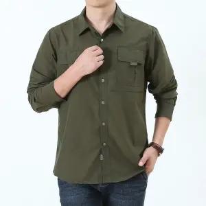 등산남방 등산복상의 남녀공용 셔츠 스포츠 하이킹 아웃도어셔츠